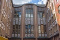 The facades in the Hackesche HÃÂ¶fe courtyard complex in Berlin, Germany.. Royalty Free Stock Photo