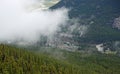 View at Fairmont Banff Springs Hotel Royalty Free Stock Photo