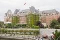 View of Fairmont Empress Hotel from Victoria Inner Harbour