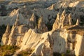 Volcanic fairy chimney landscape of Cappadocia