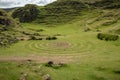 View of Fairy Glenn, on Isle of Skye, Scotland.