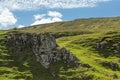 View of Fairy Glenn, on Isle of Skye, Scotland.