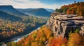 view fall rock panorama landscape