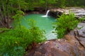 View of Falling Water Falls on Falling Water Creek Royalty Free Stock Photo