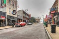 View of famous Beale St. in Memphis, Tennessee