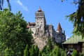 View of the famous Bran Castle (Dracula\'s Castle) in the village of Bran. Transylvania. Romania. Royalty Free Stock Photo