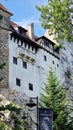 View of the famous Bran Castle, Romania. Royalty Free Stock Photo