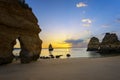 View of famous Camilo beach at sunrise