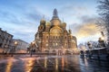 The Church of Savior on Spilled Blood in Saint Petersburg, Russia at winter Royalty Free Stock Photo