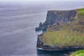 View of the famous Cliffs of Moher, County Clare, Ireland Royalty Free Stock Photo