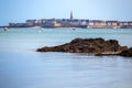 View of the famous French resort town Saint Malo