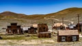 View of The Famous Ghost Town Of Bodie, California Royalty Free Stock Photo