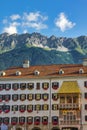 View of the famous golden roof in Innsbruck