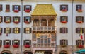 View of the famous golden roof in Innsbruck