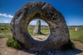 A view through the holed stone, Men-an-Tol, Cornwall