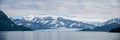 View of the famous Hubbard Glacier in Alaska Royalty Free Stock Photo