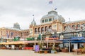 View at the famous Kurhaus hotel and casino  in the Dutch city of The Hague in Scheveningen, The Netherlands Royalty Free Stock Photo