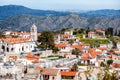 View of famous landmark tourist destination valley Pano Lefkara