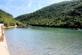 The sea in the Lim canal in Croatia