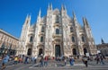 View of famous Milan Cathedral Duomo di Milano, Italy. Royalty Free Stock Photo