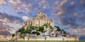 View of famous Mont-Saint-Michel