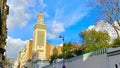 A view of the famous mosque in Paris Royalty Free Stock Photo