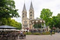 ROERMOND, LIMBURG / THE NETHERLANDS - JUNE 8, 2018: View of the famous  Munsterkerk Munster  dedicated to Our Lady Royalty Free Stock Photo