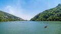 View of famous Nainital Lake from lakefront