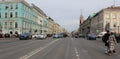 View of the famous Nevsky Prospect, Saint Petersburg