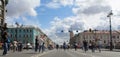 View of the famous Nevsky Prospect, Saint Petersburg