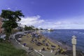 View of the famous Porto da Barra beach in Salvador Bahia Brazil Royalty Free Stock Photo