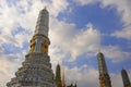 View of famous religion temple wat phra prakaew grand palace in Bangkok Thailand Royalty Free Stock Photo