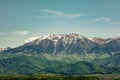 View of the famous Romanian mountains Royalty Free Stock Photo