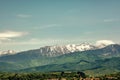 View of the famous Romanian mountains Royalty Free Stock Photo