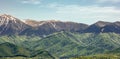 View of the famous Romanian mountains Royalty Free Stock Photo