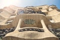 View of famous spanish building from below