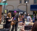 View of the famous Suffern Street Fair.