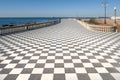 View of the famous Terrazza Mascagni in Livorno, Tuscany, Italy Royalty Free Stock Photo