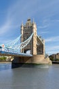 Tower Bridge over the River Thames, London, UK, England Royalty Free Stock Photo