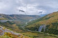 Atigun Pass at the Dalton Highway in Alaska, USA