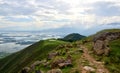 View Of Famous Wular Lake From Top Of A Mountain In Kashmir Royalty Free Stock Photo