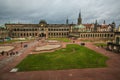 View of the famous Zwinger museum in Dresden, Germany