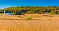 View of farms and hills near Hanover, Pennsylvania.