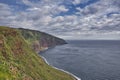 View from Farol da Ponta do Pargo Ilha da Madeira. Lighthouse Ponta do Pargo - Madeira Portugal - travel background Royalty Free Stock Photo