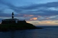 The view on farol de Barra, Bahia, Salvador Royalty Free Stock Photo