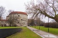 View of the Fat Margaret Tower in Tallinn.