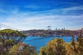 View of Fatih Sultan Mehmet Bridge in Beykoz district in Istanbul Royalty Free Stock Photo