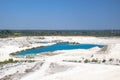 View of Faxe Kalkbrud, a Limestone quarry, Denmark Royalty Free Stock Photo