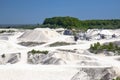 View of Faxe Kalkbrud, a Limestone quarry, Denmark