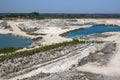 View of Faxe Kalkbrud, a Limestone quarry, Denmark